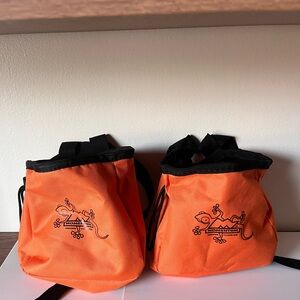 Set of Rock Climbing Chalk Bags for kids- new